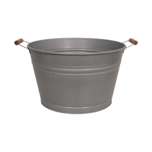 Zinkzuber 36L mit Holzhenkel 1